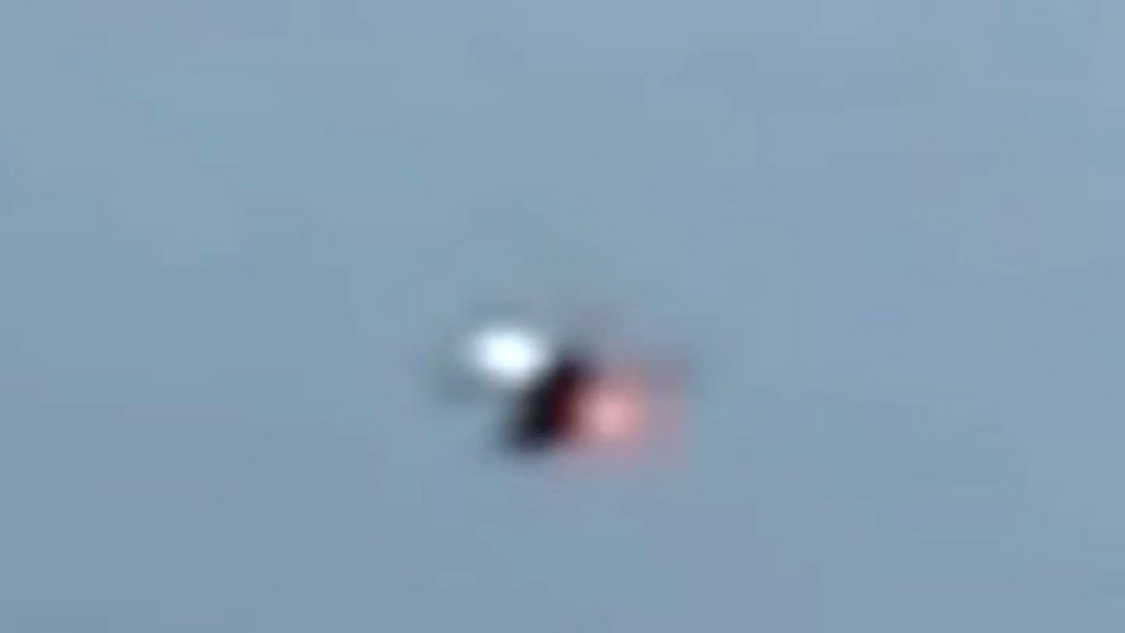 UFO nad Moskvou, záhadný objekt, amatérsky záber